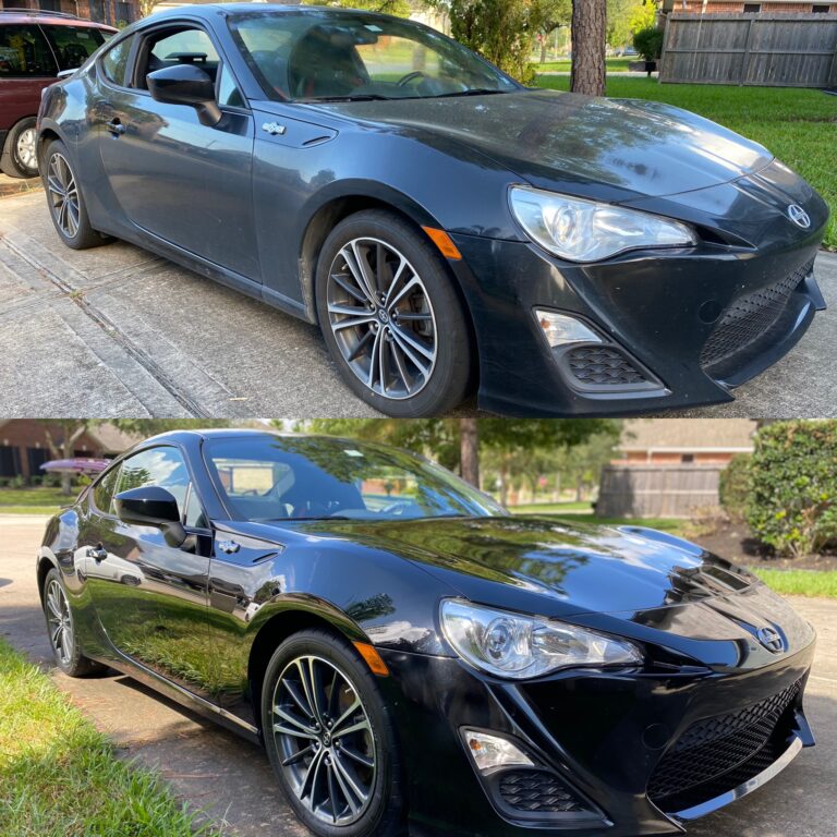 Black FRS Before and After Polish