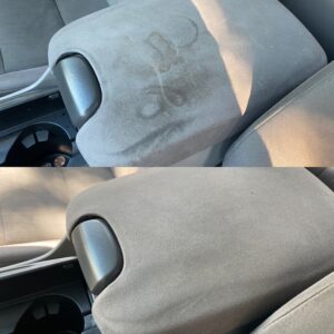 Cloth Armrest Cleaning Before and After 2