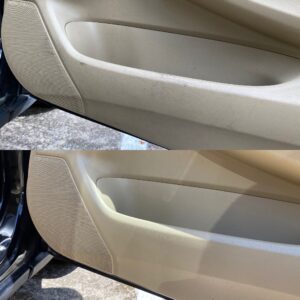 Door Panel Stain Removal Before and After 1