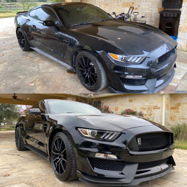 GT350 Before and After Paint Çorretion Sideview 2