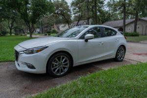 White Mazda Wash and Wax 1